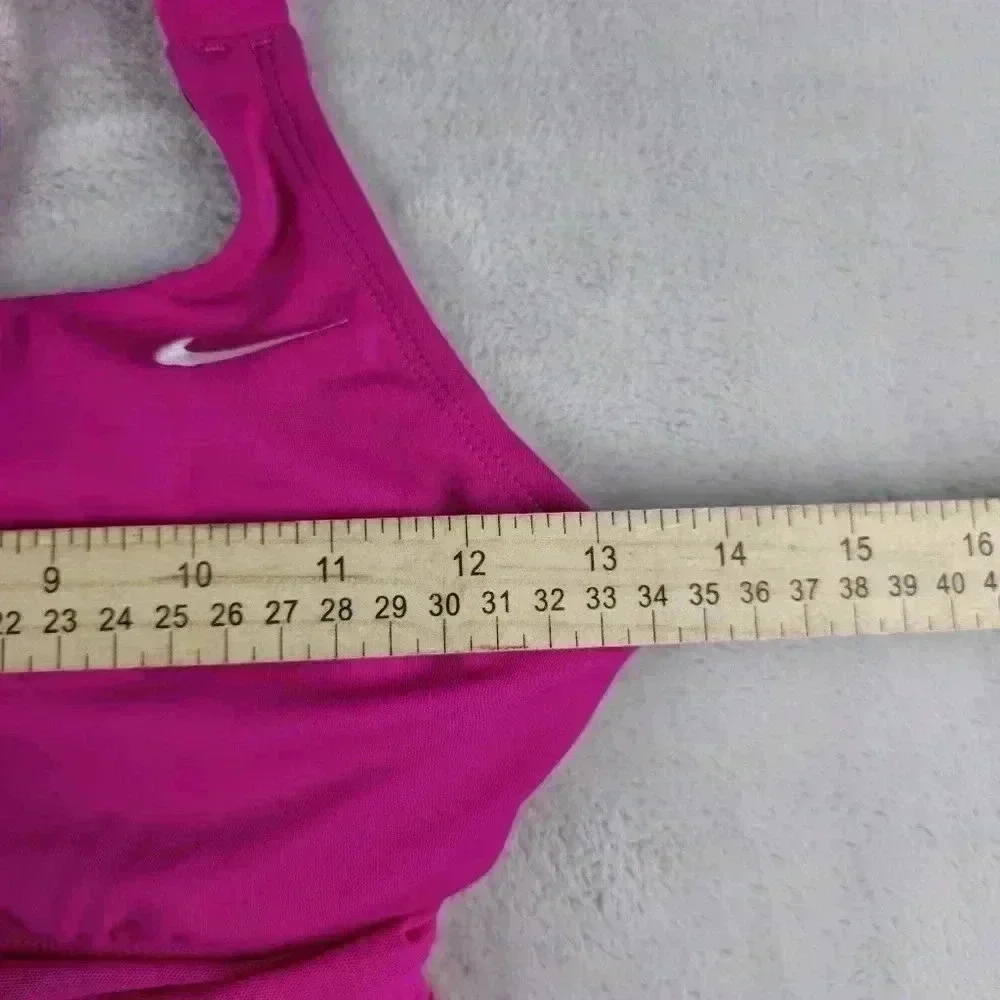 NWT Nike Swimsuit One Piece Women Med Pink Racerback MRSP 100$